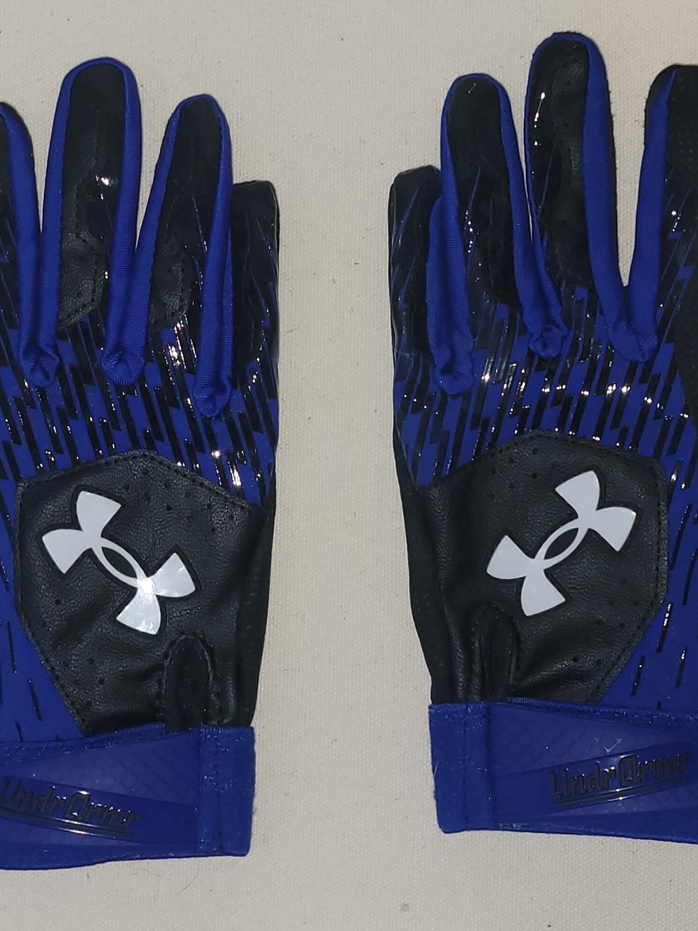 Under Armour Royal Blue and Black Men's Training Gloves